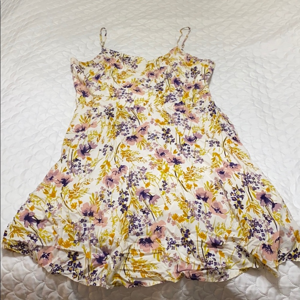 Old navy strapless dress floral